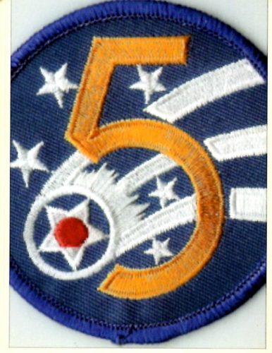 Insignia worn by Gil Deibel for the Fifth Army Air Force