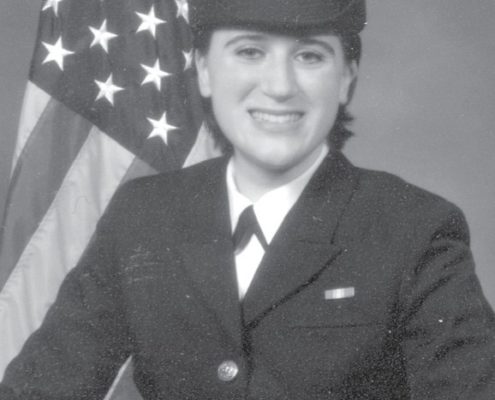 Nina Lingaur a veteran of the U.S. Navy